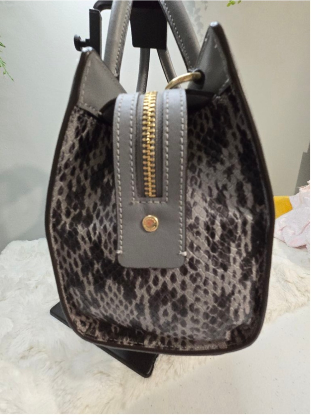 NWOT Coach Grace Carryall in Gold/Granite - Picture 5 of 16